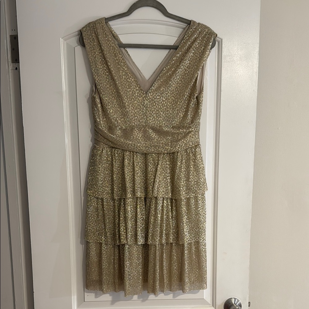 Lilly Pulitzer Shimmering Gold Dress